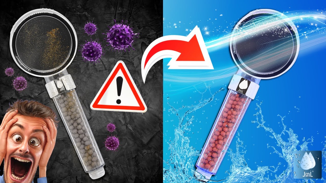 🚿 POMMEAU DE DOUCHE ANTI CALCAIRE 3F ⚒️👌 Démonter / Nettoyer / Remonter 💦  - JaMoonLBV JmL®