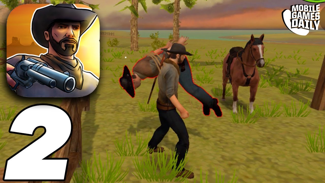 GUNS AND SPURS 2 Gameplay Walkthrough Part 2 - Bounty Boss 2 (iOS Android)