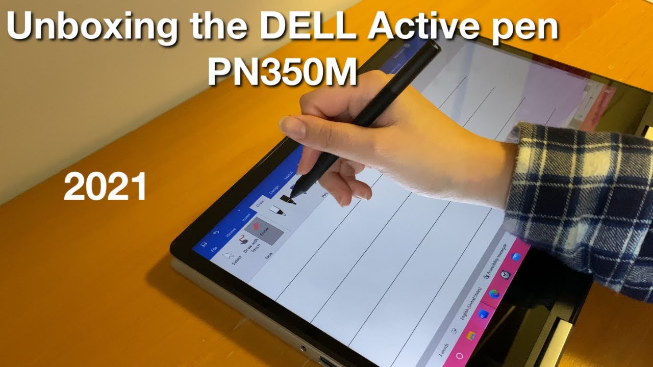 Unboxing the DELL Active pen PN350M