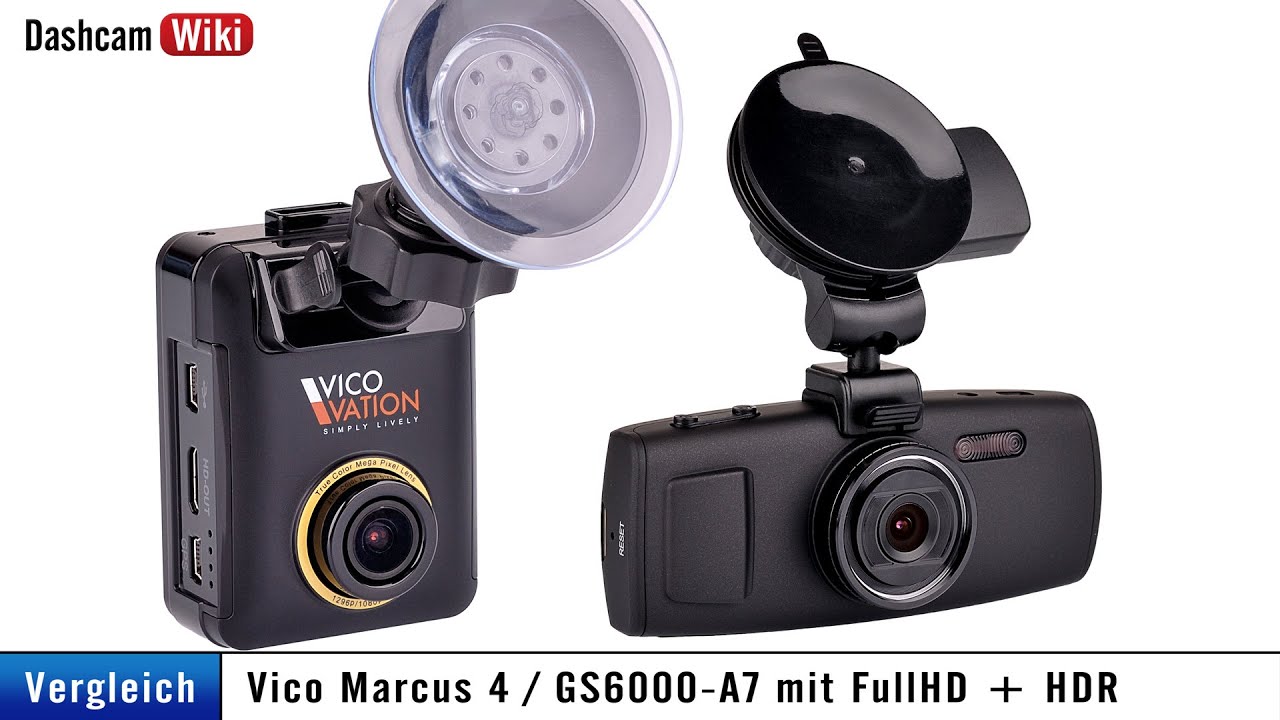 Vico Marcus 4 & GS6000-A7 | HDR Dashcam Vergleich in 4K