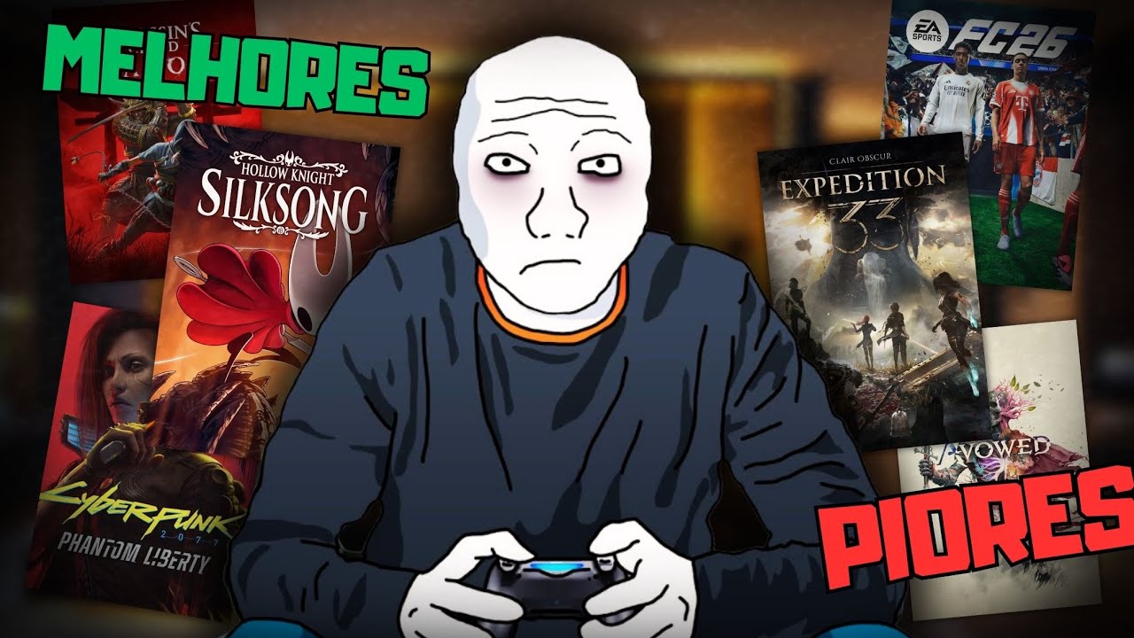 Os MELHORES e PIORES Jogos Que Eu Joguei ESSE ANO