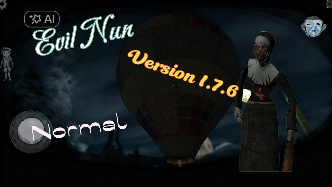 Прохождение игры Evil nun на версии 1.7.6 на нормальном через воздушном шаре #evilnun