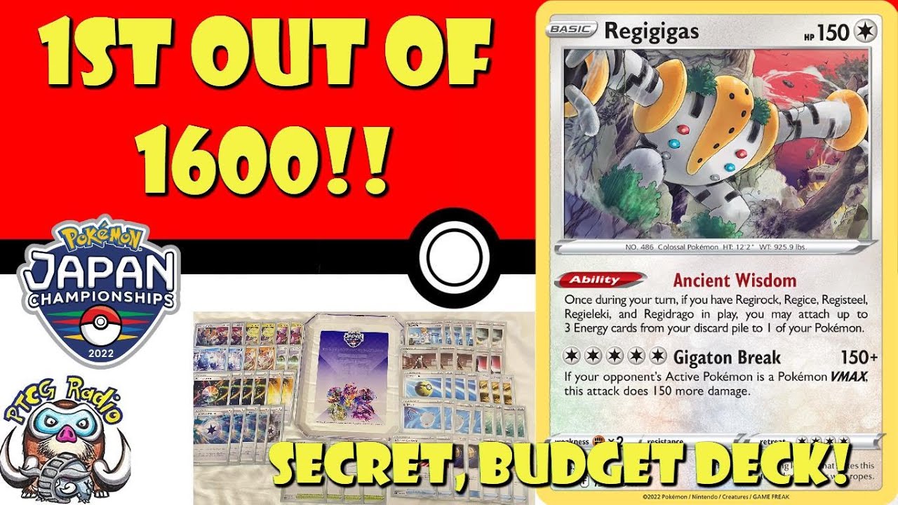 Secret Budget Decks Wins Pok&eacute;mon Japan Championships 2022! Regigigas is the Best? (Pok&eacute;mon TCG News)
