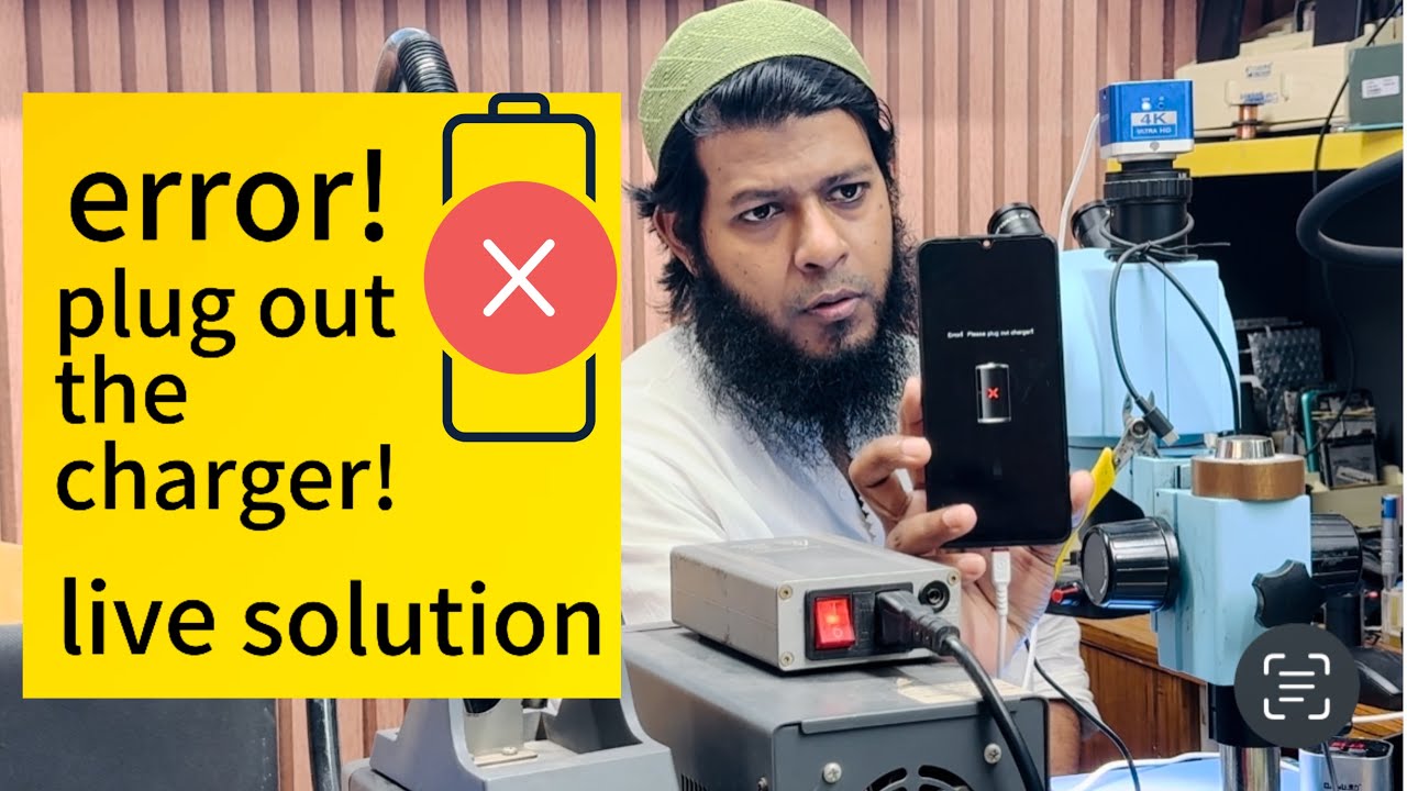Charging error! please plug out the charger 💯solution with deep explain 👍
