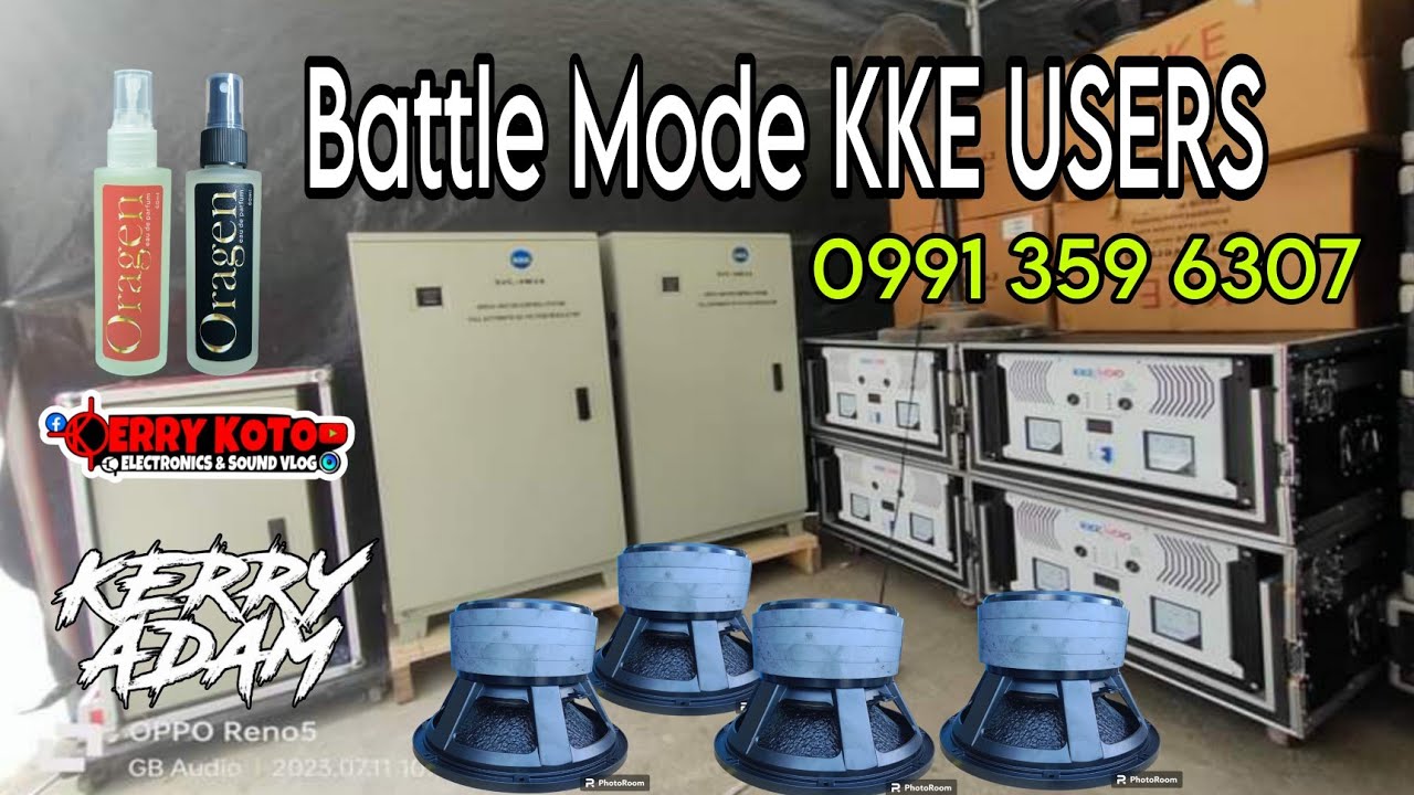 Pang Bakbakang Power Amplifier KKE CA300 | 4MAGS D18 | 40KVA | 50KVA | Kerry KoTo