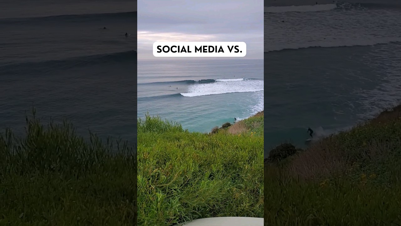 Social Media VS. Reality SURFING!!! #surfing #socialmedia #reality