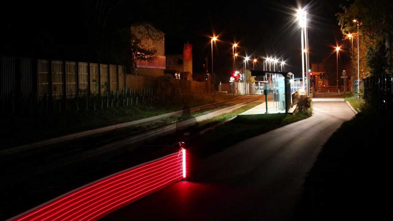 Recreating TRON - Custom digital art with a bicycle!