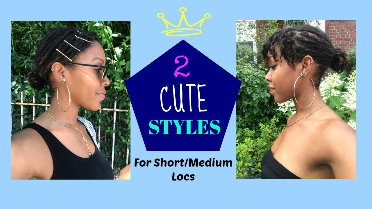 EASY Bun Styles for Short/Medium LOCS | @SpiritedxKulture