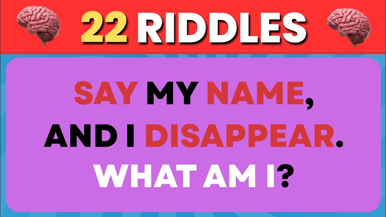 ONLY A GENIUS CAN SOLVE THESE RIDDLES 🧠 ✅ Brain Teasers & Riddle Quiz 🧩