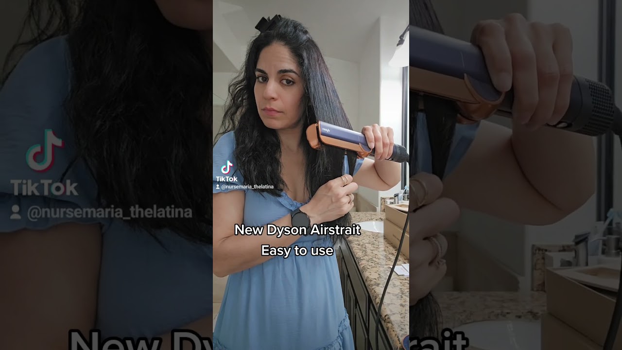 New Dyson Airstrait #dyson #dysonairstrait #longhair #haircare #nursehaircare