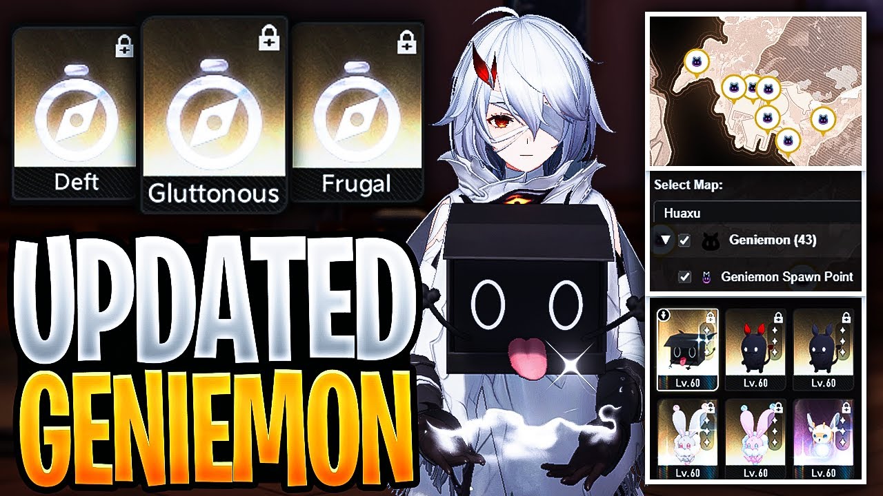 UPDATED Complete Huaxu Geniemon Guide! Traits, Locations & Shinies Explained In Duet Night Abyss!