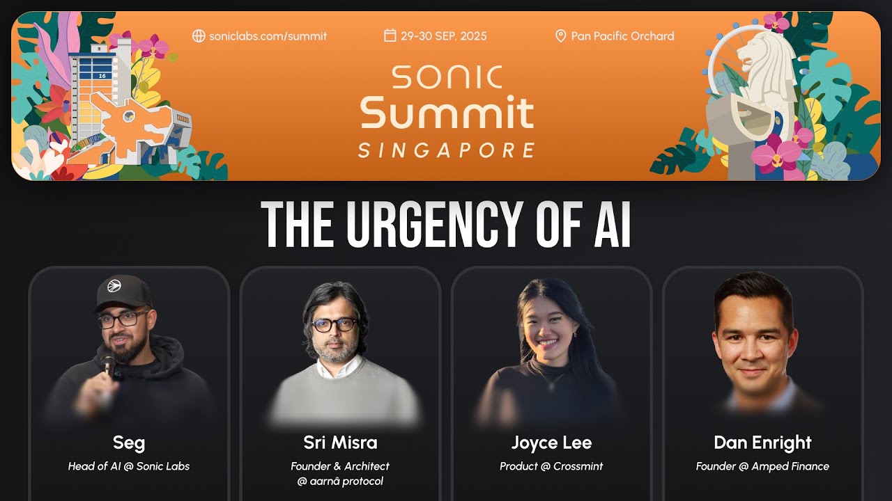 The Urgency of AI — Sonic Summit 2025 Singapore