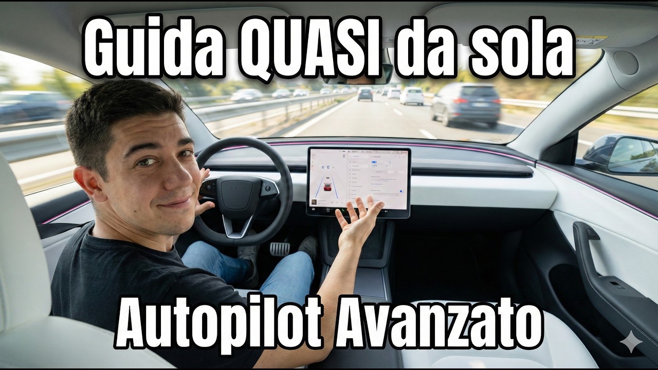 La mia Tesla guida QUASI da sola! Tesla Autopilot avanzato - Recensione