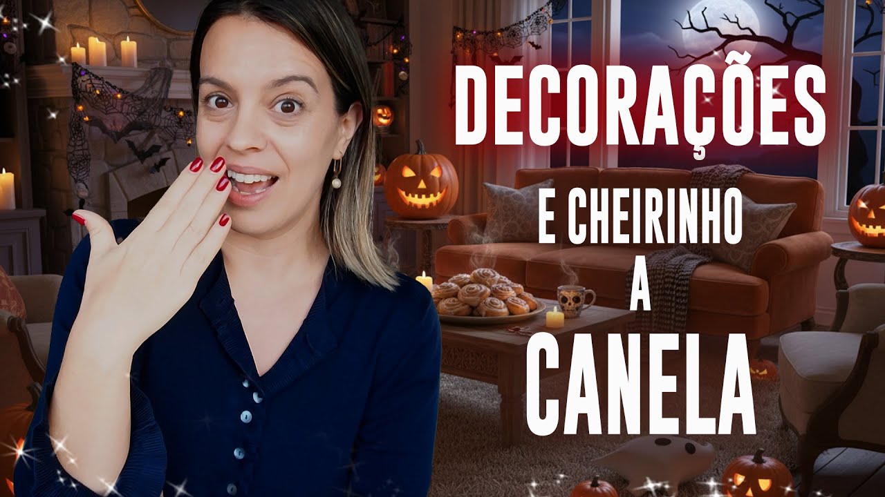 In&iacute;cio das Decora&ccedil;&otilde;es de Halloween 🎃 + Cinnamon Rolls de Ma&ccedil;&atilde; 🍎 & Compras no IKEA