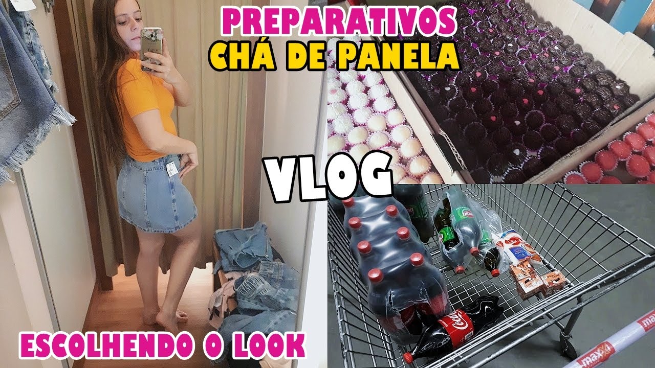 PREPARATIVOS CHÁ DE PANELA, ENROLANDO DOCINHOS, ESCOLHENDO LOOK E MAIS ❤️ | Morando Junto
