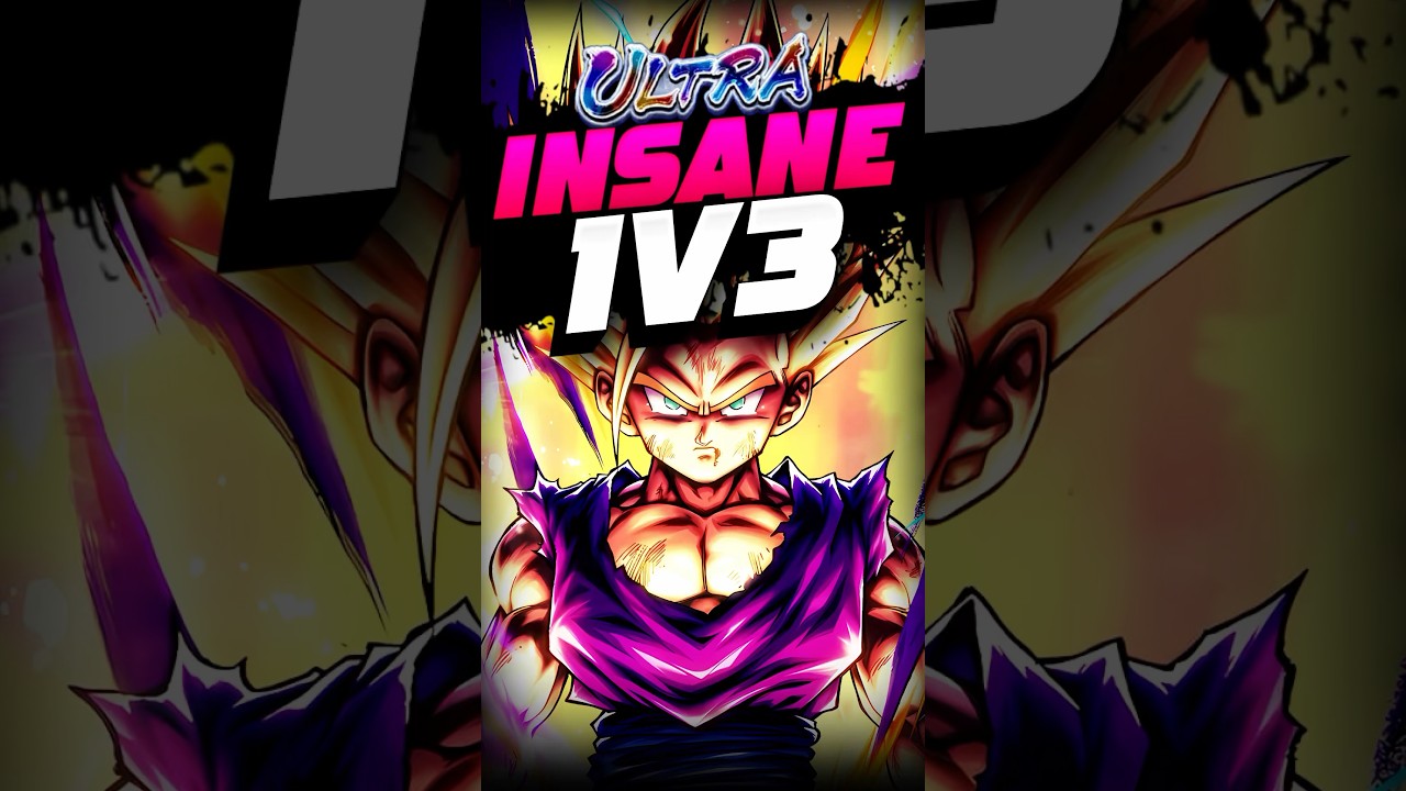 INSANE 1v3 w/ ULTRA SSJ2 Gohan! #shorts