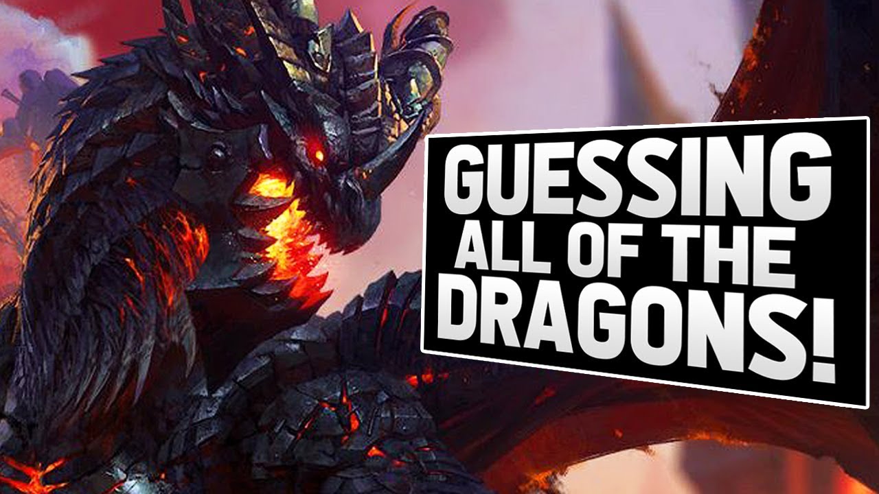 GUESSING ALL OF THE HEARTHSTONE DRAGONS! | Hearthstone Quiz