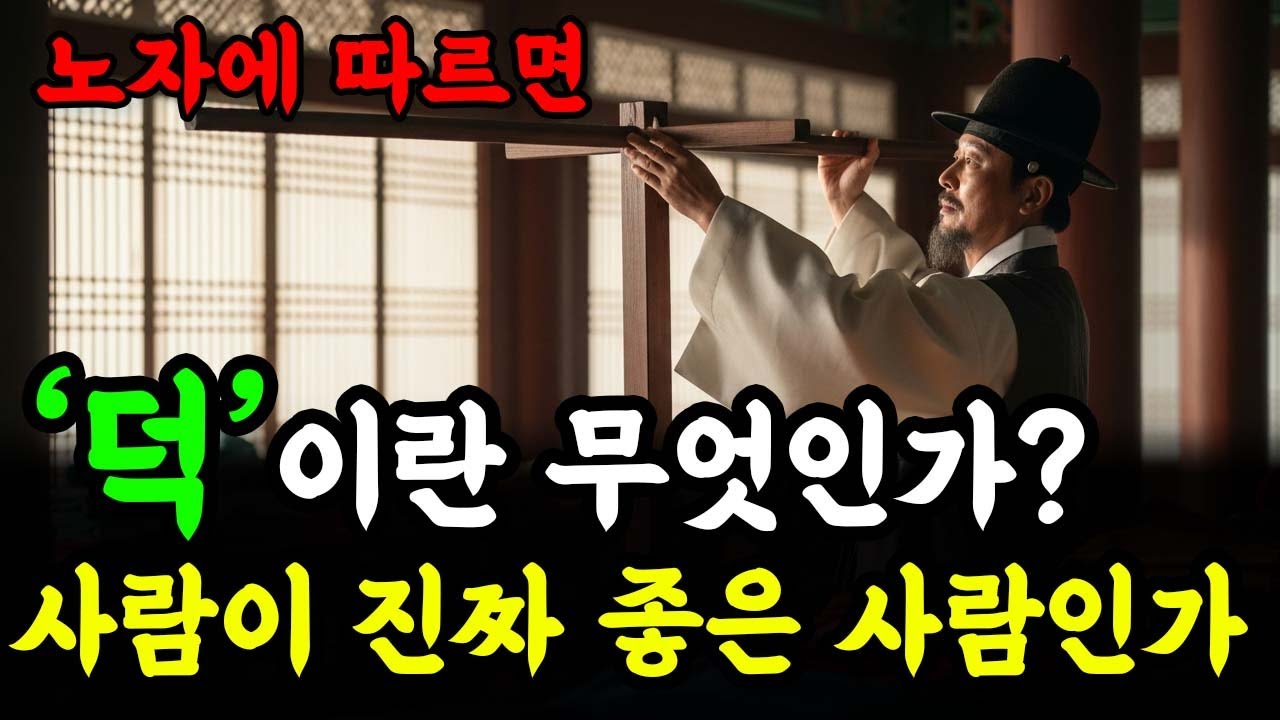 노자 「도덕경」: 덕이란 무엇인가? 노자의 ‘덕’으로 본 좋은 사람의 기준 | 인생 철학 | 고인의 가르침