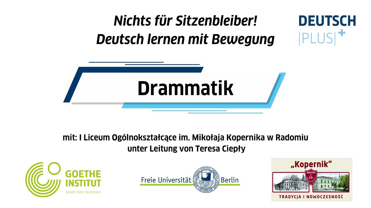 Drammatik | Bewegung im Deutschunterricht