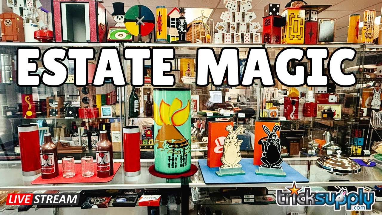 Tricksupply Live! Estate, Collectibles & Pre-Owned Magic Haul! 🪄