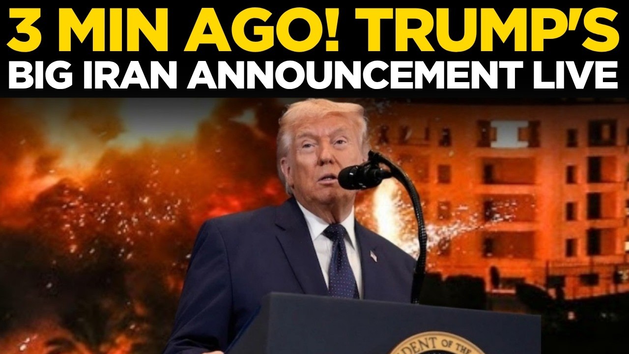 Donald Trump LIVE: Trump's Huge Announcement on Iran? | US-Iran War Updates | Breaking News LIVE