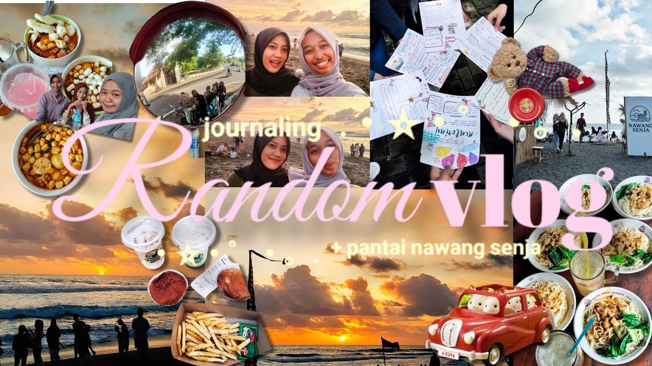 Random vlog | jogging | journaling | beach | nawang senja