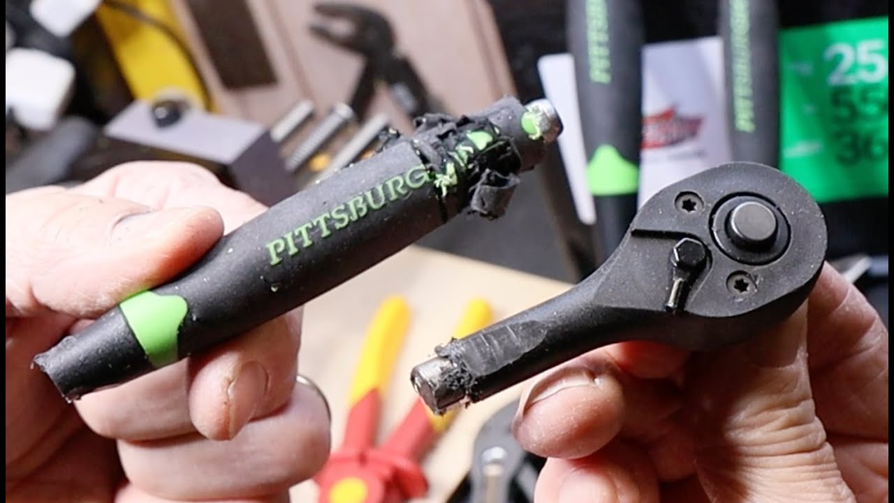 Что находится внутри трещотки Pittsburgh Composite Ratchet? Инструменты Harbor Freight для защиты...