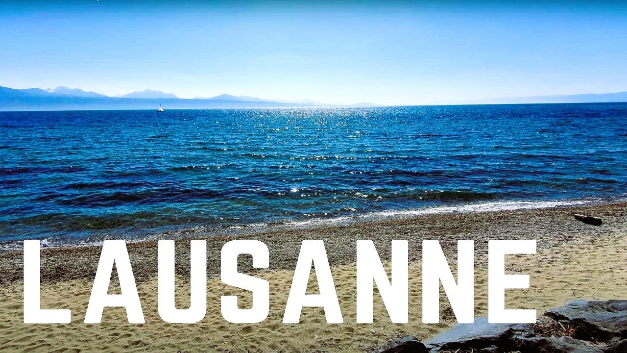 Visite de Lausanne au départ d'Evian les bains - Lac Léman - La Suisse en Avril  🇨🇭