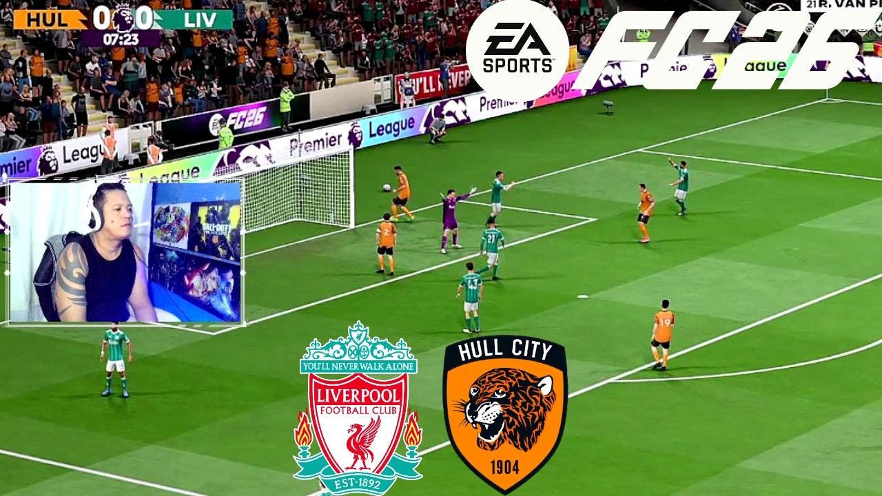 LIVERPOOL X HULL PREMIER LEAGUE Rossi Van Persie MODO CARREIRA GAMEPLAY PARTE 15 EA FC 26