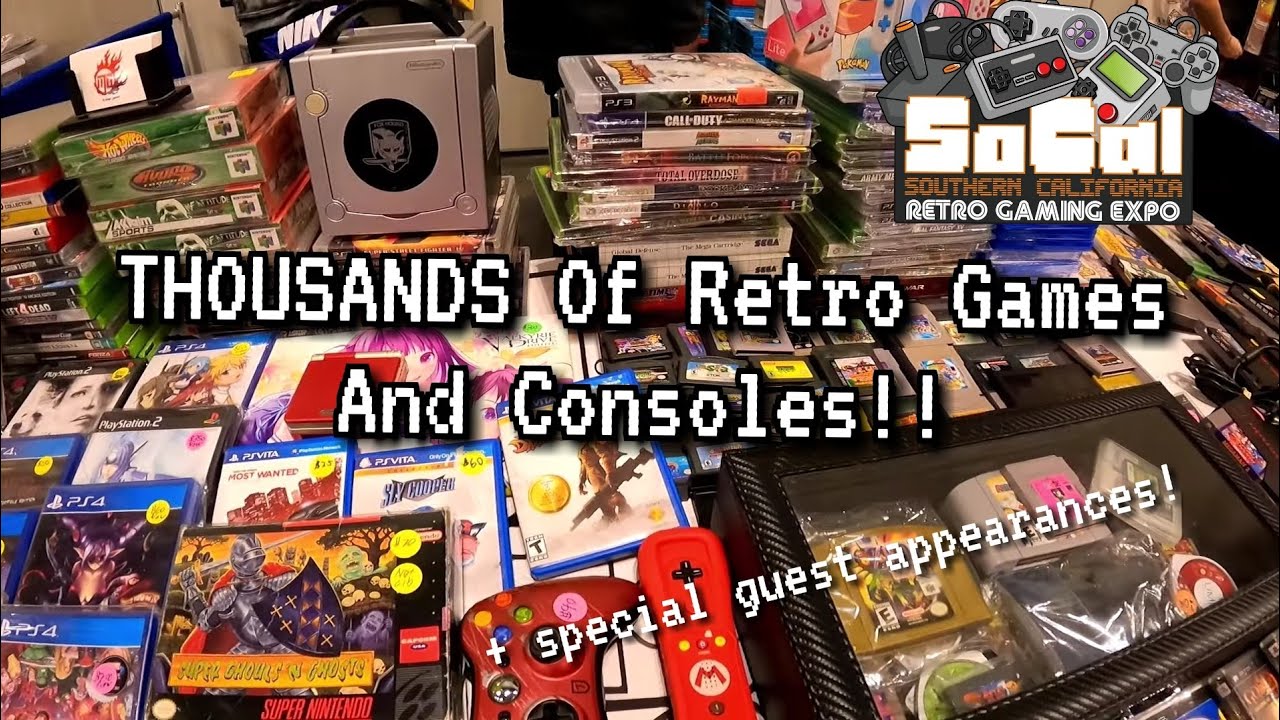 *VIDEO GAME HUNTING* at SoCal Retro Gaming Expo 2022!