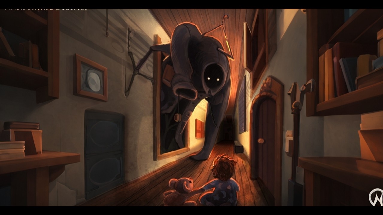 اتكاتروا عليا وخدو منى الدبدوب!!😬😱  Among the Sleep #3
