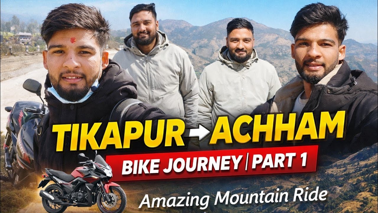 Updating all about the Achham //Traveling from Tikapur to Achham in Bike 🚲// Part:1