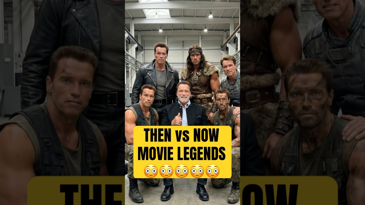 Action Movie Legends Then & Now 💥 | Arnold, Stallone, Willis & More