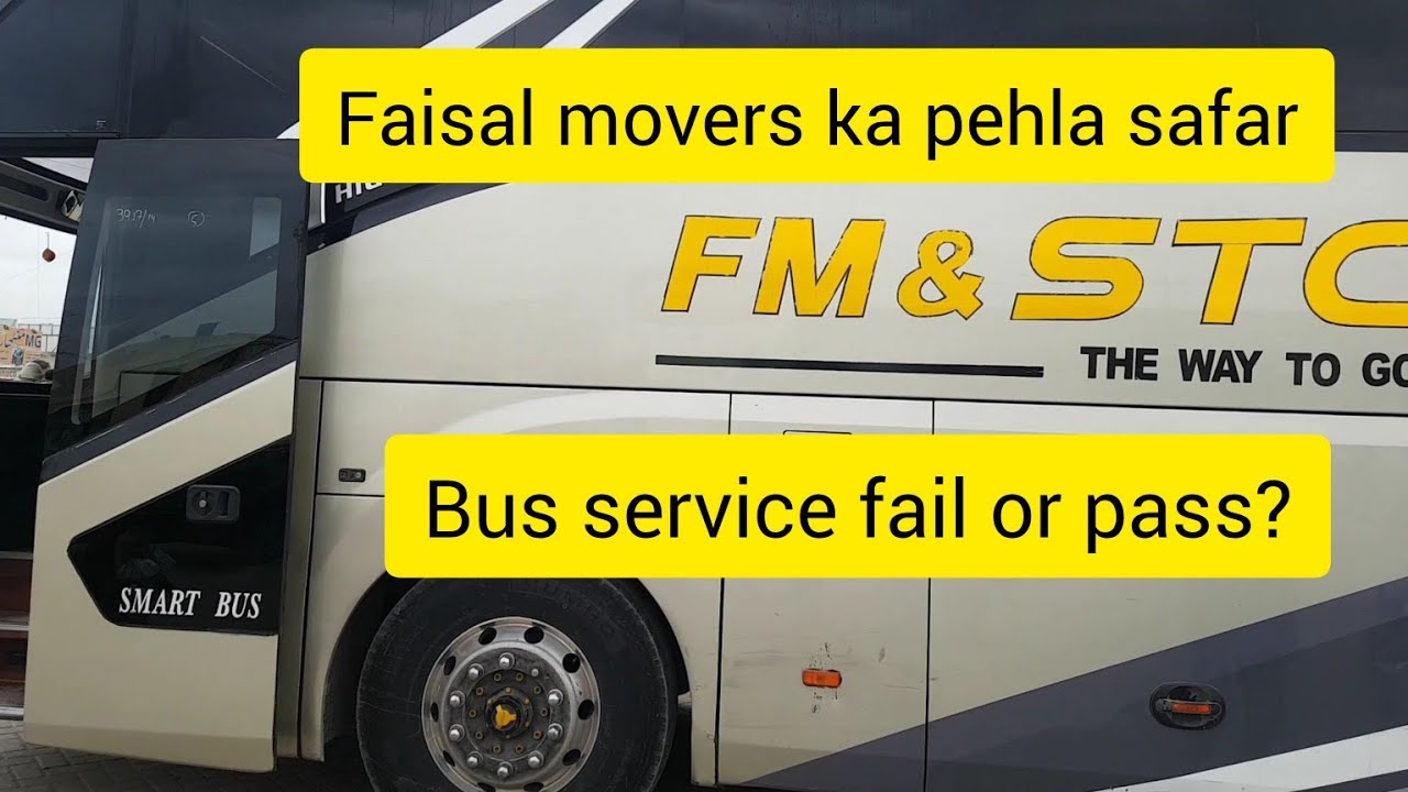 Faisal movers | bus services | karachi to peshawar |bus review |ticket