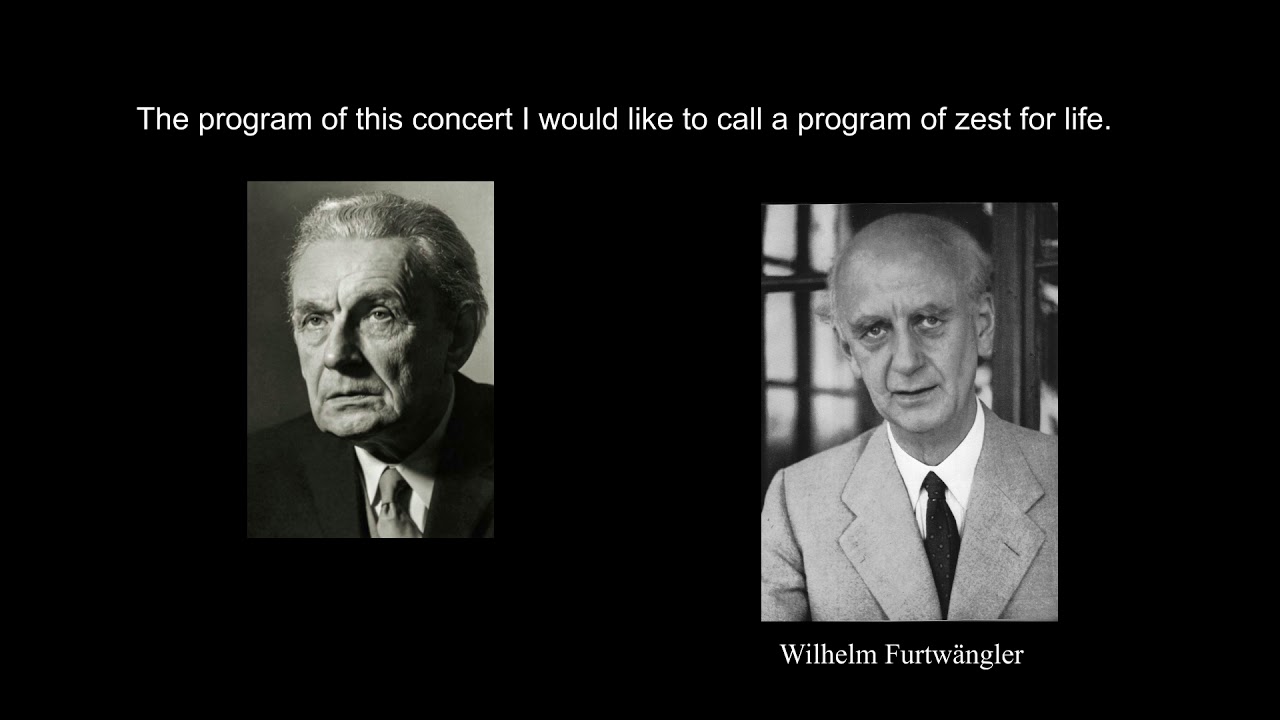 Break talk between Erwin Kroll and Wilhelm Furtw&auml;ngler