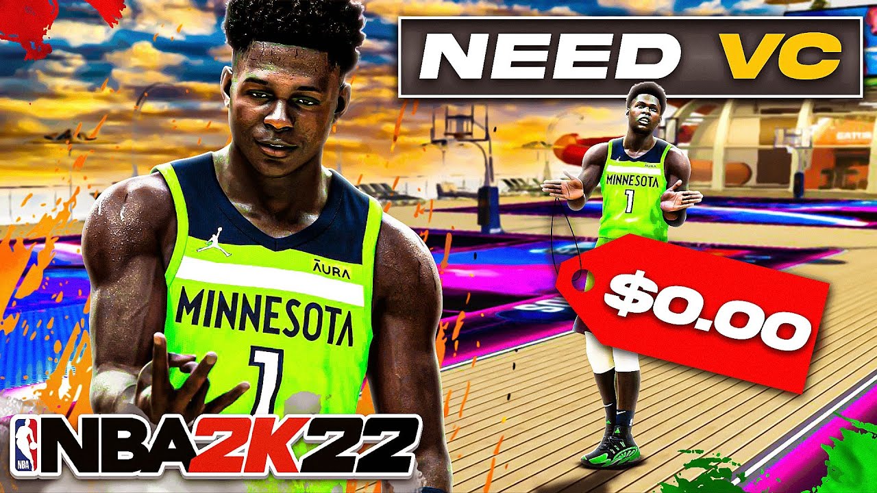 ANTHONY EDWARDS BUILD is UNGUARDABLE! NO MONEY SPENT ROAD TO 99 OVR (NBA 2K22)
