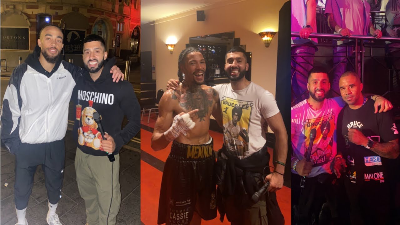 English and European Boxing Champions, Lyon Woodstock Jr, CJ Challenger and Rendall Munroe