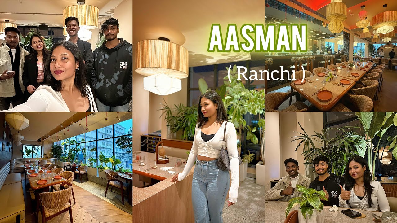 Aasman 🤍| Restaurant | Ranchi | #vlog 67 #explore #fyp #foryou #youtube 