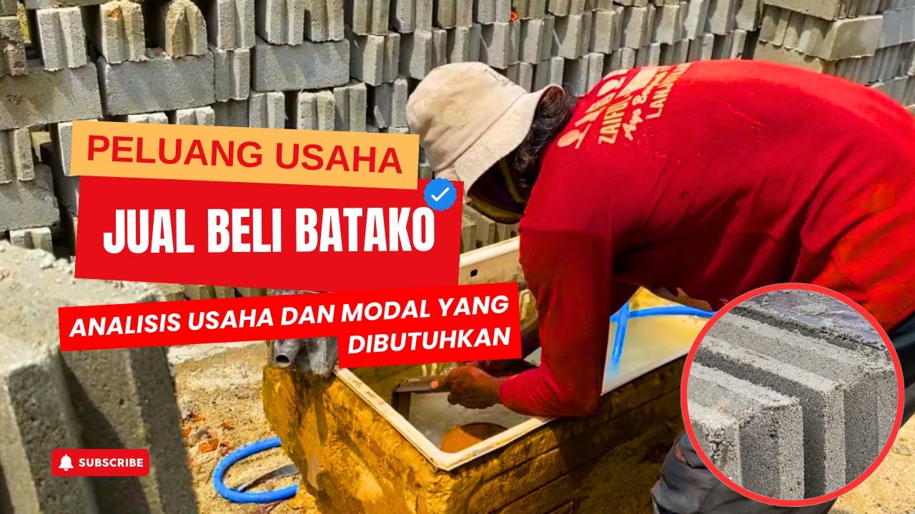 Peluang Usaha Batako Manual bagi Pemula