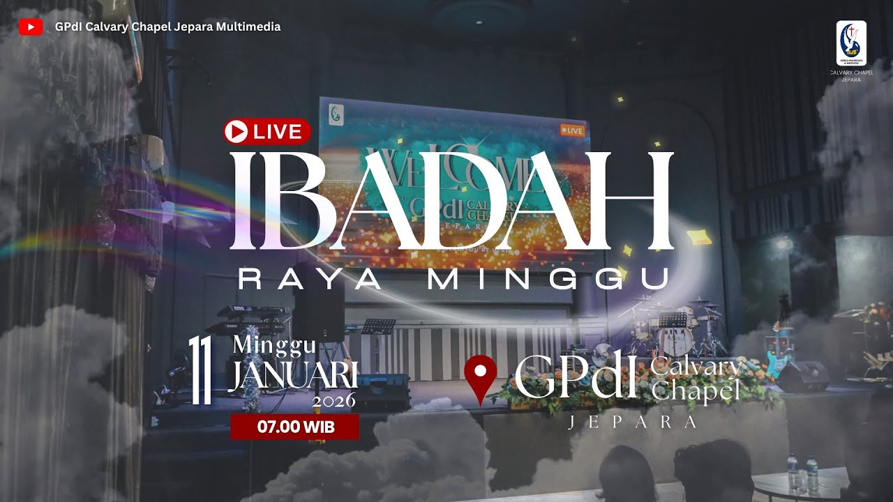 IBADAH RAYA MINGGU | 11 JANUARI 2026 | 07.00 WIB | Pdt. Juswardi Tarigan