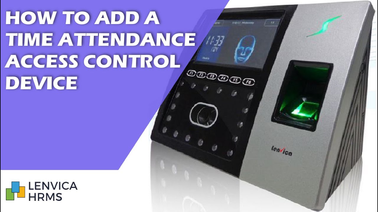 How to connect an ZKTeco Time Attendance device to Lenvica HRMS