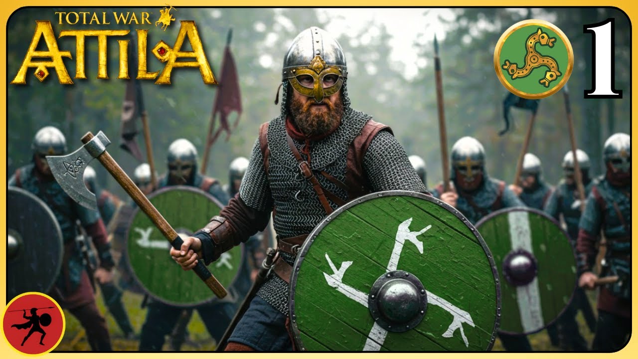 Total War: Attila: LEGENDARY Franks Campaign | Can We Survive the Fall of Rome?