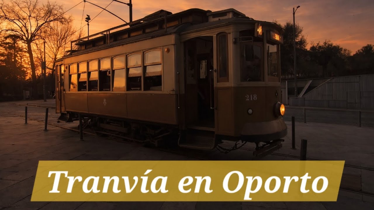 Recorrido en Tranvía Histórico de Oporto 🚋 Línea 18 | Del Duero al Corazón de la Ciudad