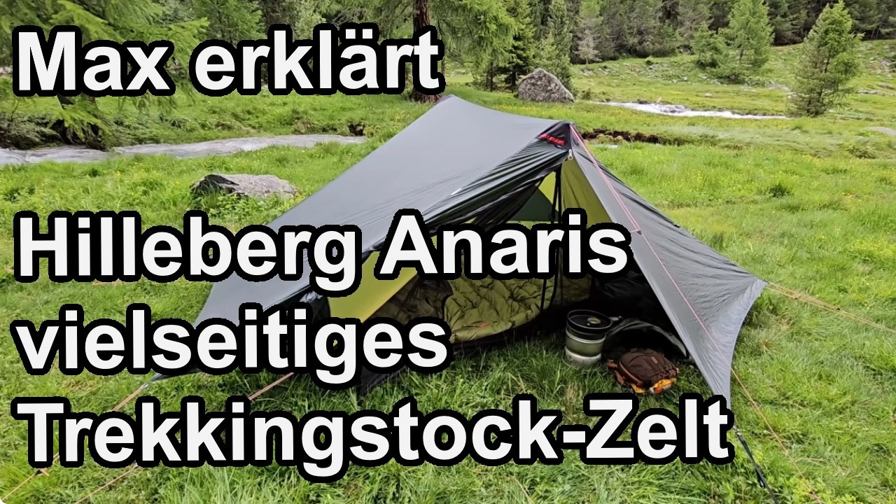 Das neue Anaris ist ein sehr leichtes und luftiges 2-Personen-Firstzelt.