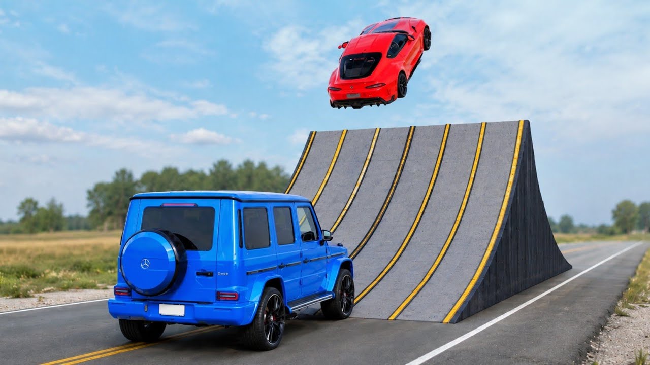 Cars vs Ramp Challenge #2 in BeamNG Drive!
