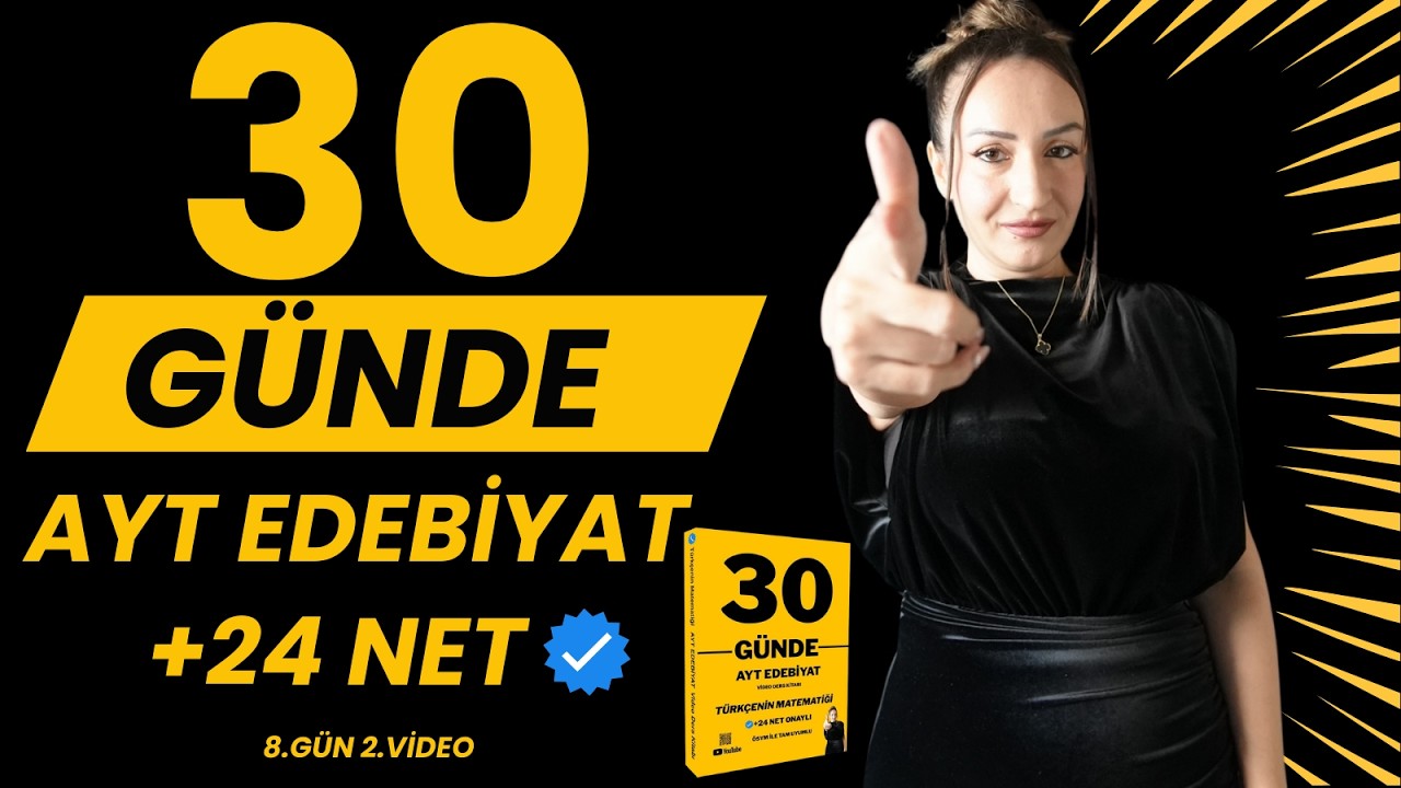 Dini Tasavvufi Halk Edebiyatı   KODLAMALARLA 8. GÜN 2.VİDEO 30 GÜNDE AYT EDEBİYAT KAMPI – 2026