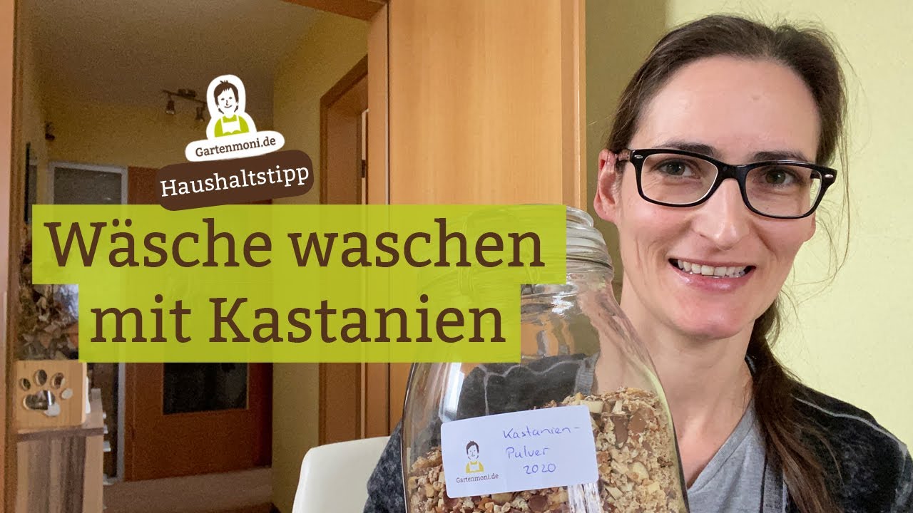W&auml;sche waschen mit Kastanien - Nat&uuml;rliches Waschmittel aus Rosskastanien