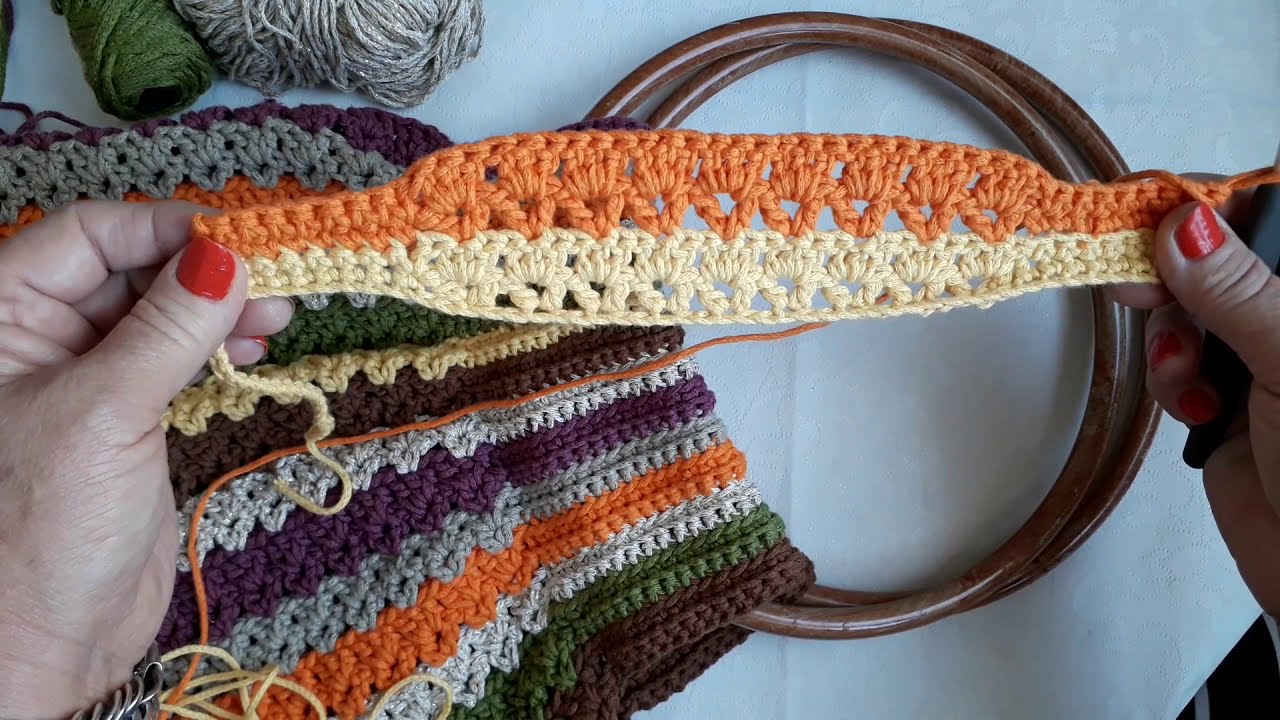 Tığ İşi Rengarenk Yaz Cantası #diy