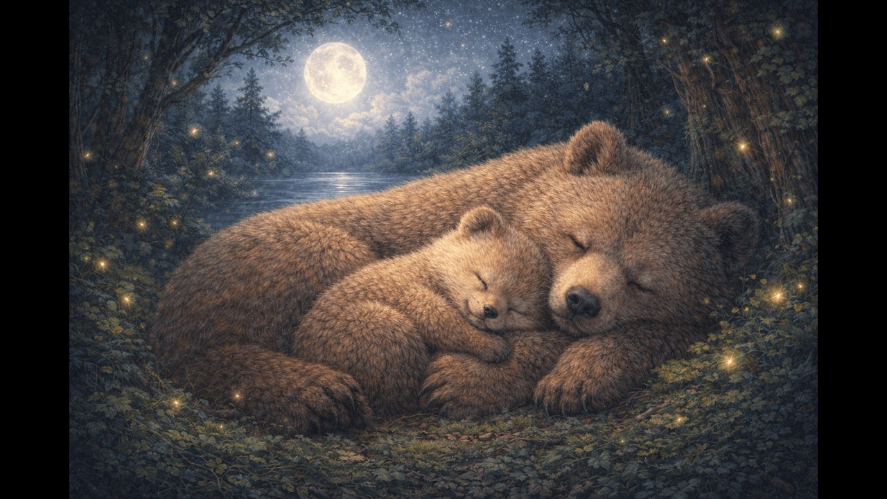1 Hour of Sleepy Bear: Gentle Piano Lullabies for Baby Sleep
