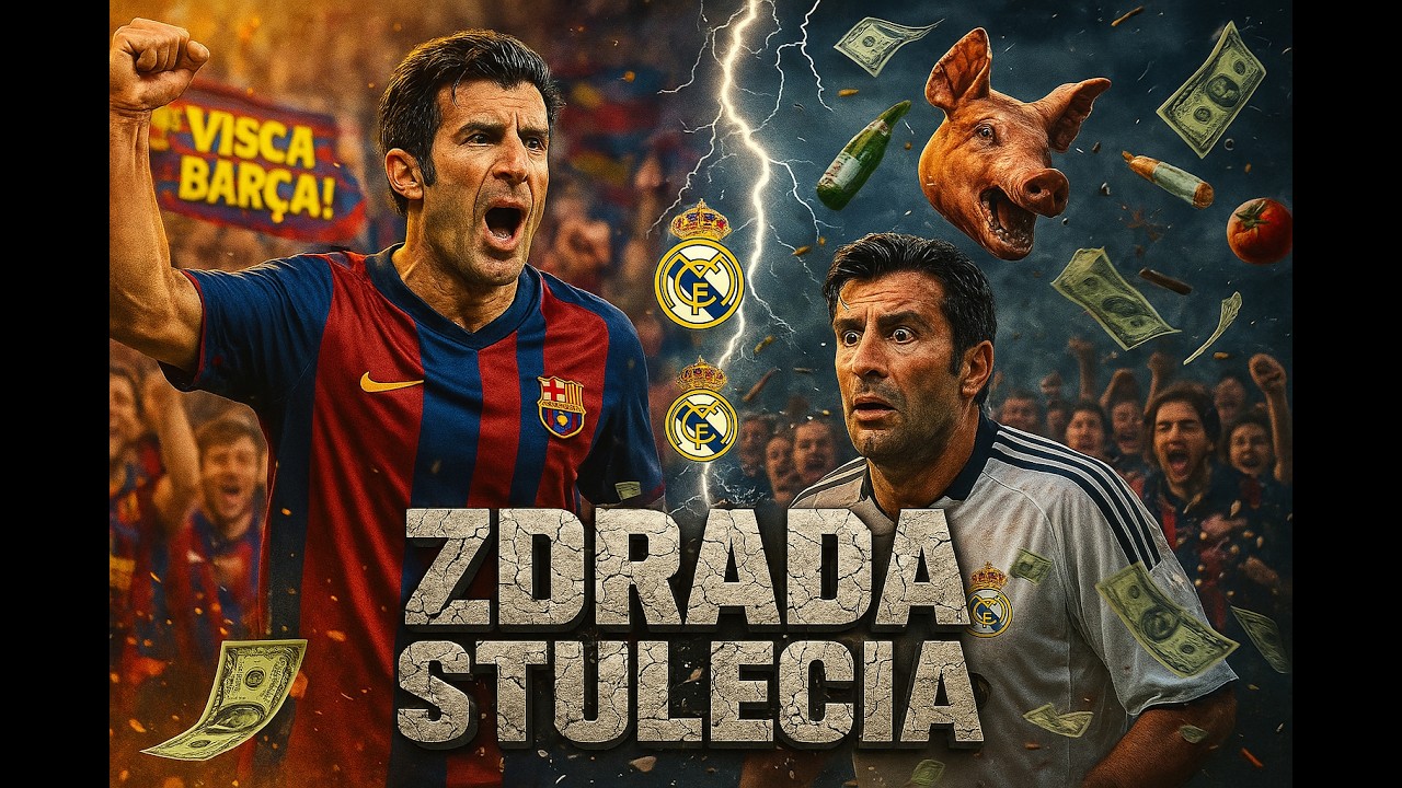 Czy LUIS FIGO zasłużył na miano ZDRAJCY? Niesamowita historia legendy BARCELONY oraz REALU MADRYT